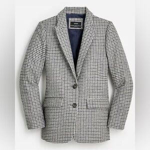 J. Crew Somerset Blazer in Houdstooth Check Wool